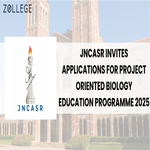 JNCASR Invites Applications for Project Oriented Biology Education Programme 2025
